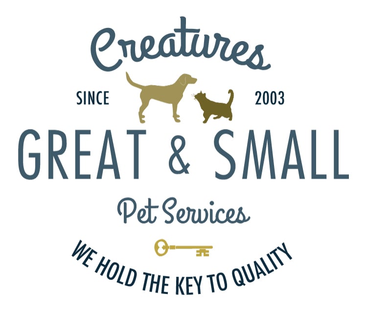 Logo for Creatures Great & Small Pet Services LLC